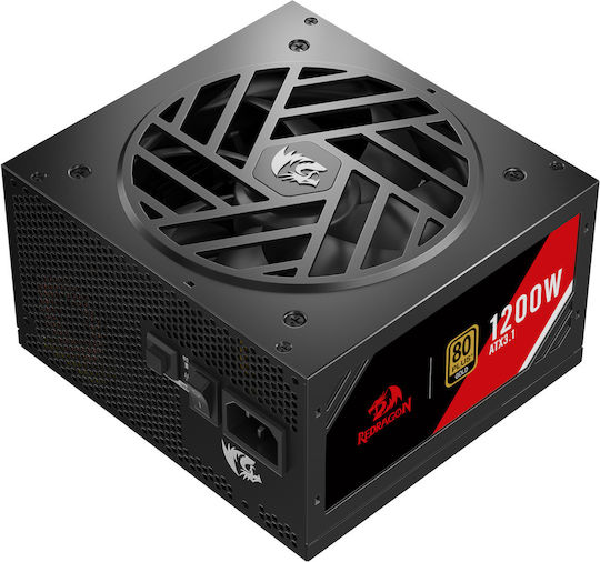 Redragon 1200W Μαύρο Τροφοδοτικό Υπολογιστή Full Modular 80 Plus Gold (GC-MS05)