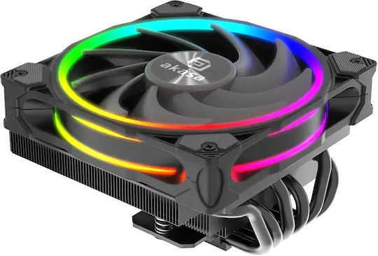 SOHO CPU Cooler for Socket AM4/AM5/1200/115x/1700 with ARGB Lighting