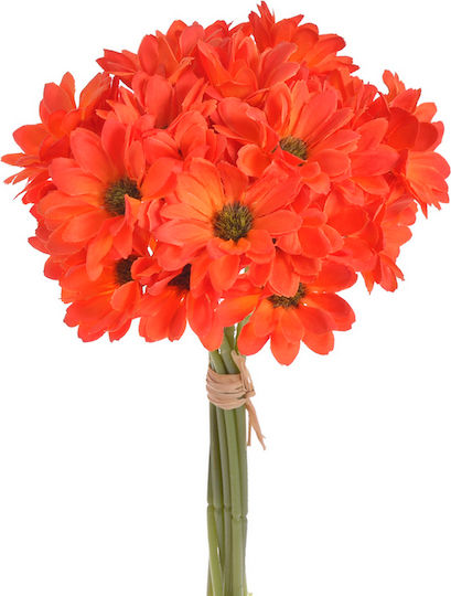Bouquet of Decorative Artificial Orange Daisies 30cm