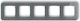 Icon Universal Frame Wrapped Glass Effect Frame Graphite Bottom Graphite Matt 28-28-irsz-5
