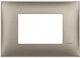 3-Module Wechselrahmen Classia Legrand Titanio
