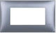 4-module Frame Classia Legrand Blue Metallic