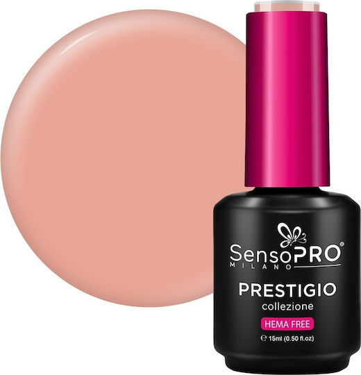 Prestigio Semi-permanent Nail Polish Sensopro Milano Whisper Beige 15ml
