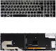 German Laptop Keyboard HP Zbook 15u G5 8pw98pa 1y3j3us 15u G6 2zc06ea 2zc05ea Elitebook 850 G5 850 G6 755 G5 L17971-071 DE Pointer Backlight Black Silver Frame Code 40608depointerbl