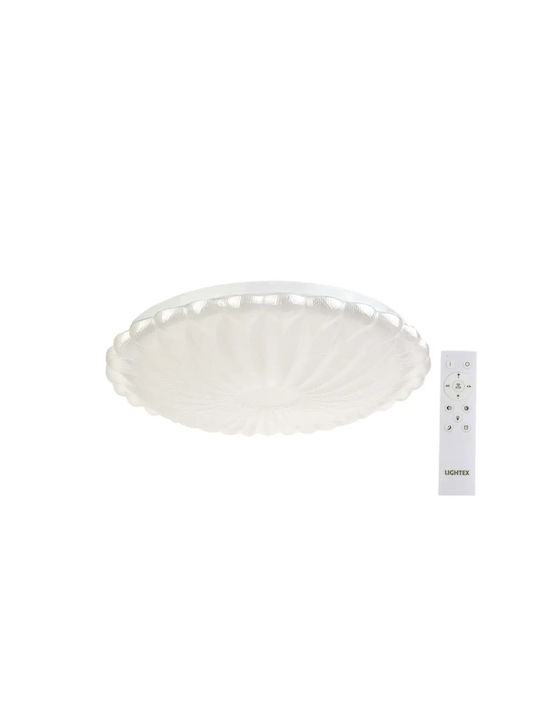 Lightex Πλαφονιέρα Οροφής με Ενσωματωμένο LED και Τηλεχειριστήριο