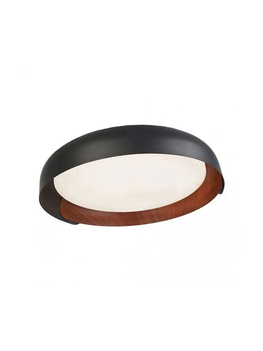 Lightex Deckenleuchte Schwarz mit Integrierter LED