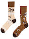 Todo Socks Κάλτσες με Σχέδια Μπεζ