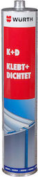 Sealant-glue Black Wurth K+d