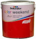 Color Latex Matte Burgundy Red 2.5 L Dekorator