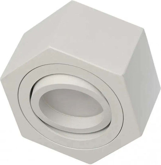 Lightex Spot with GU10 Socket in White Colour