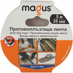 Bandă Antiderapantă 5 M/25 Mm Transparentă Magus As-5transp