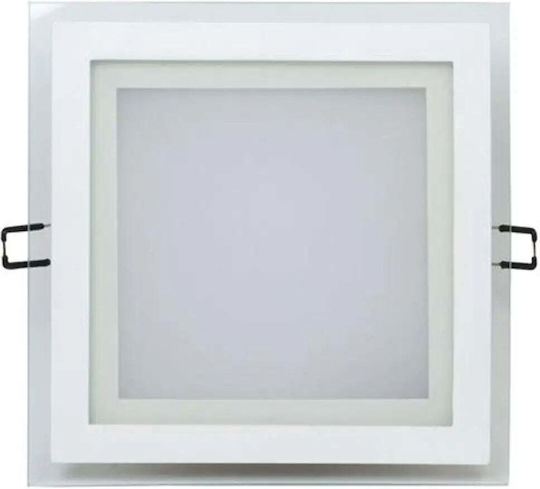 Horoz Electric Square LED Panel 15W With Natural White Light 4200K 19.8x19.8cm