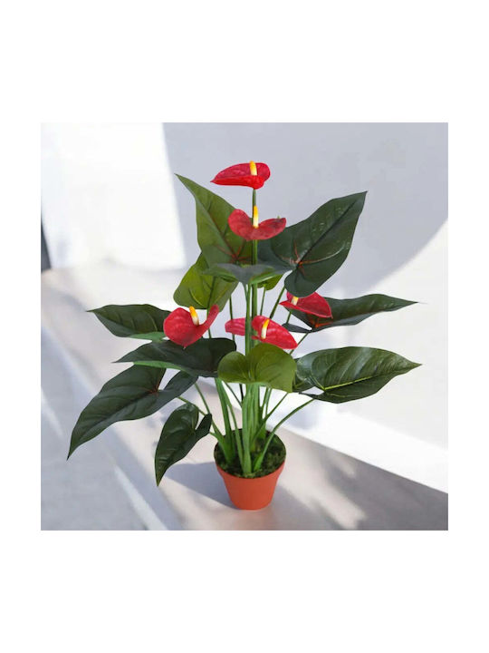 Artificial Plant Anthurium 55cm Hd Hd-10991