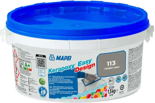Epoxy Grout Mix Mapei Kerapoxy Easy Design 113 Cement
