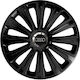 Car Wheel Hubcaps Versaco 14" Trend Rc Black Cb...