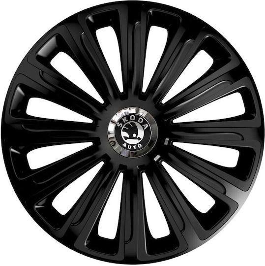 Тасии Трохове Автомобилни Versaco 15" Trend Rc Черни Cbx Сигма 3d Метално Skoda 4 Броя