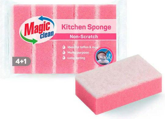 Scratch-resistant Household Sponge Ceramics Teflon Stainless Steel 4+1 Magic Clean Magic Clean