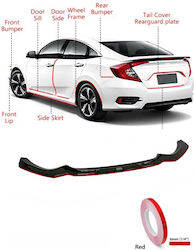 Carro 242933 Dekorative Autoaufkleber Film Spoiler 6mm X 3Meter Rote