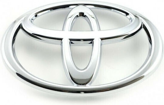 Car Sticker Emblem Metal Toyota Chromium 130 x 90mm 1 Piece