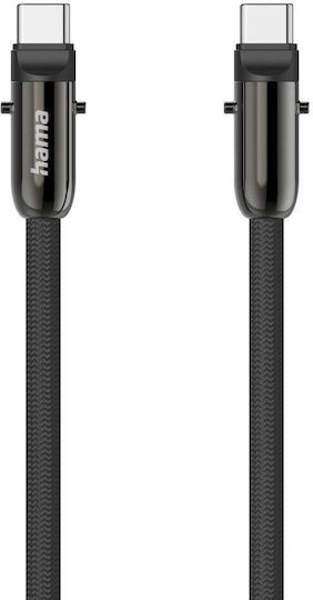 Hama Charging Cable Usb-c 2 In 1 Phone Connector 1.2 M Black