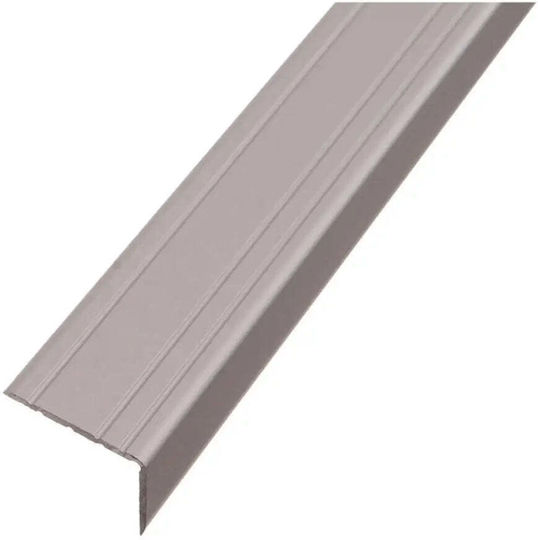Self-adhesive L-shaped Transition Strip Doellken 25 Mm Silver 0.90 M