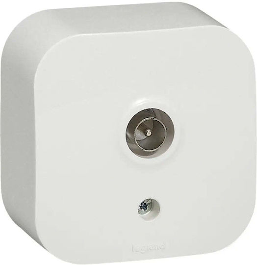 Tv Контакт За Повърхностен Монтаж Forix Legrand Бял