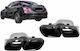 Μπούκες Εξατμίσεων Mercedes Benz C-Class W205 E-Class W213 S-Class W222 GLE C292 GLE W166 GLC W253 AMG Look Schwarz Edition 2 Τεμάχια