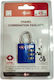 Silca Padlock Combination Shackle 31mm Blue