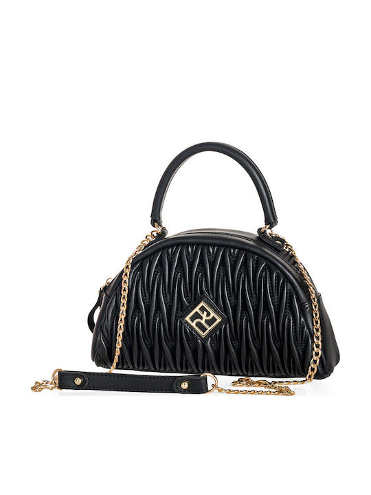 Pierro Accessories Γυναικεία Τσάντα Χειρός Μαύρη