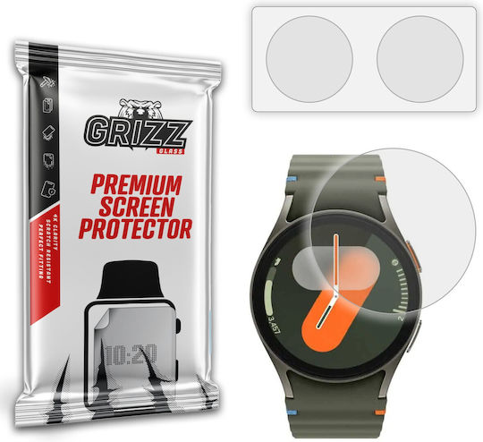 Set 2 Grizzglass Paperscreen Protective Films Compatible Samsung Galaxy Watch 7 44mm Transparent