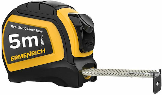 Ermenrich Reel Sq50 Tape Measure 5m Single-sided Self-locking