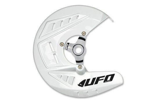 Ufo Protective Front Disc Brake Cover Plastic Dc01015-041 Yamaha Yz 450 F 23-24 White