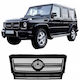 Mercedes-Benz G-Class W461 W463 90-15 AMG G55 G65 Look Auto Dekorative Masken Schwarz Chrom 1 Stück Grb131