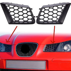 Сет Части Маска Дясна & Лява Seat Ibiza 6l Cordoba 6l Ibiza Fr 02-08 Емблема Черна 2 Броя
