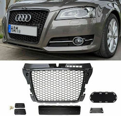 Carro Mască Audi A3 8p 08-12 Rs3 Look Tip Fagure Negru Lucios 1 Bucată Ca-011564 Carro Mască Audi A3 8p 08-12 Rs3 Look Tip Fagure Negru Lucios 1 Bucată Ca-011564