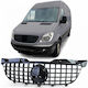 Μάσκα Mercedes-benz Sprinter W906 Pre-facelift 09-13 Gt Amg Panamericana Μαύρο Γυαλιστερό 1 Τεμάχιο Mercedes Benz Cαrνεr