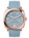 Ice Womens Watch 45mm Battery With Blue Metal Bracelet