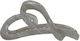 Chawaii Heart Gray Heart Hair Claw Clip 12cm