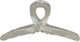 Monglen Claw Κλάμερ Μαλλιών Λευκό 11cm