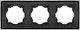 Rame Triple Negre Viko By Panasonic Linnera Life