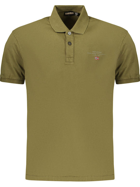 Napapijri Polo Μπλούζα Πράσινη