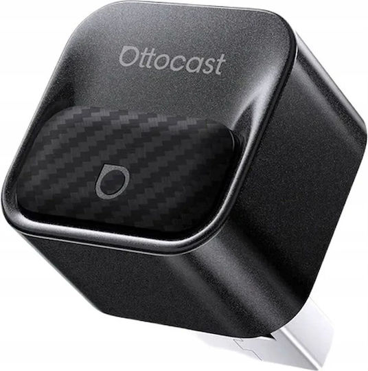 Ottocast Mini Pico Ασύρματος Αντάπτορας Carplay Android Auto Μαύρο Ca525-t