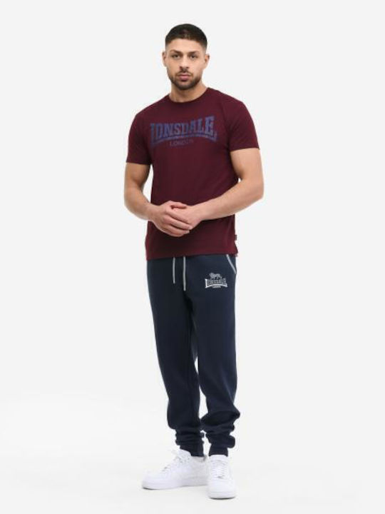Lonsdale Logo Kai T-Shirt Kurzarm Blau