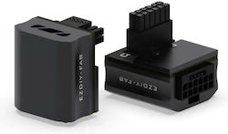 Ezdiy-fab 12vhpwr 600w Gpu Adapter Rvs 90° Black