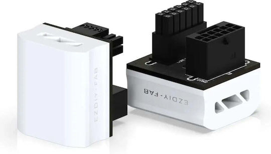 Ezdiy-fab 12vhpwr 600w Graphics Card Adapter Std 180° White