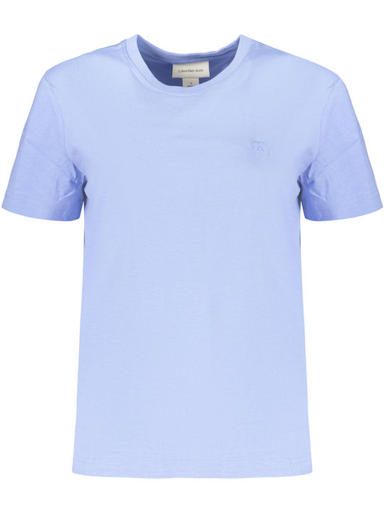 Calvin Klein Damen T-Shirt Blau