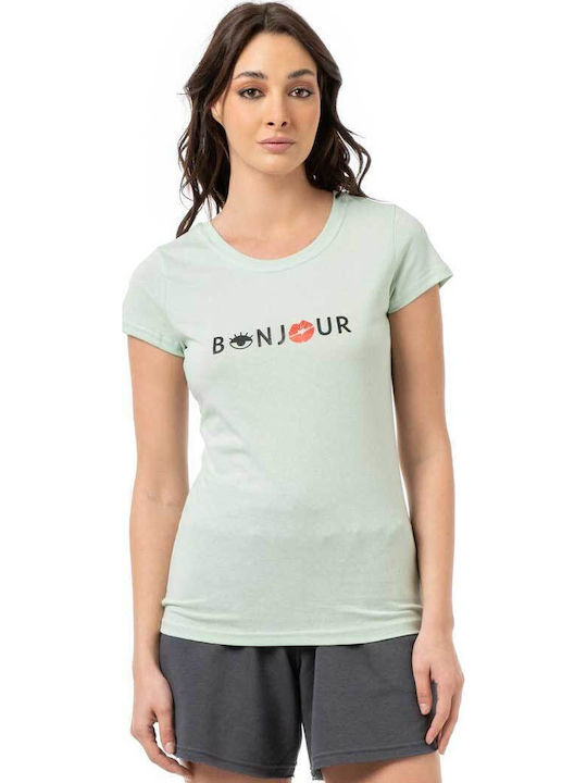 Bodymove # Γυναικεία Μπλούζα Bonjour Φυστικί