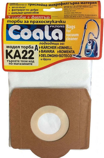 Coala Σακούλες Σκούπας 3τμχ Συμβατή με Σκούπα Toni