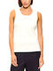 Women's Sleeveless Blouse Ecru