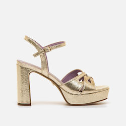 Maria Mare Gold Sandals